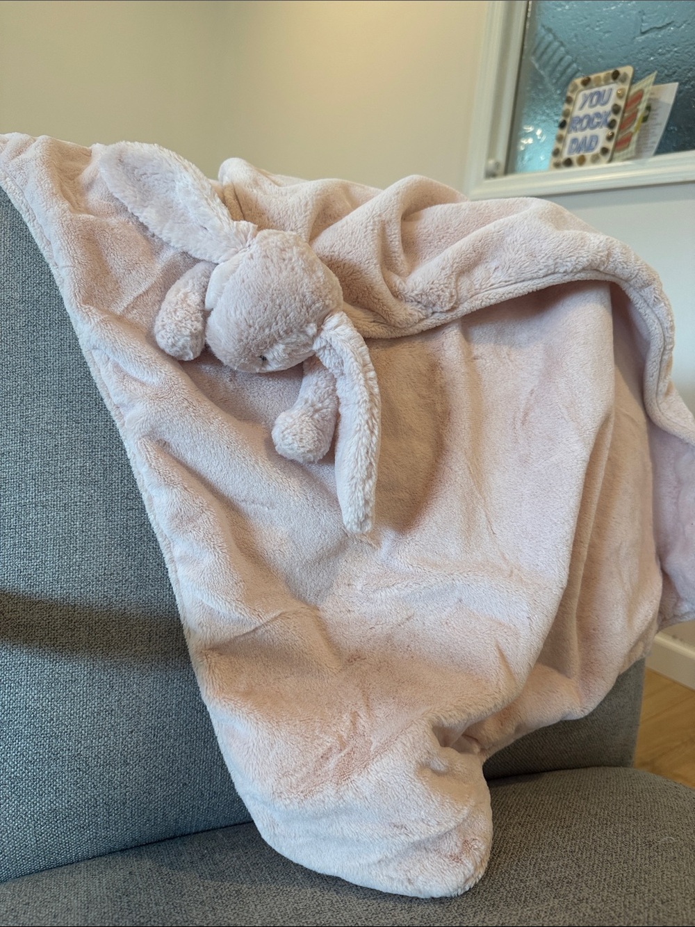 Baby Jellycat Bashful Bunny Blankie